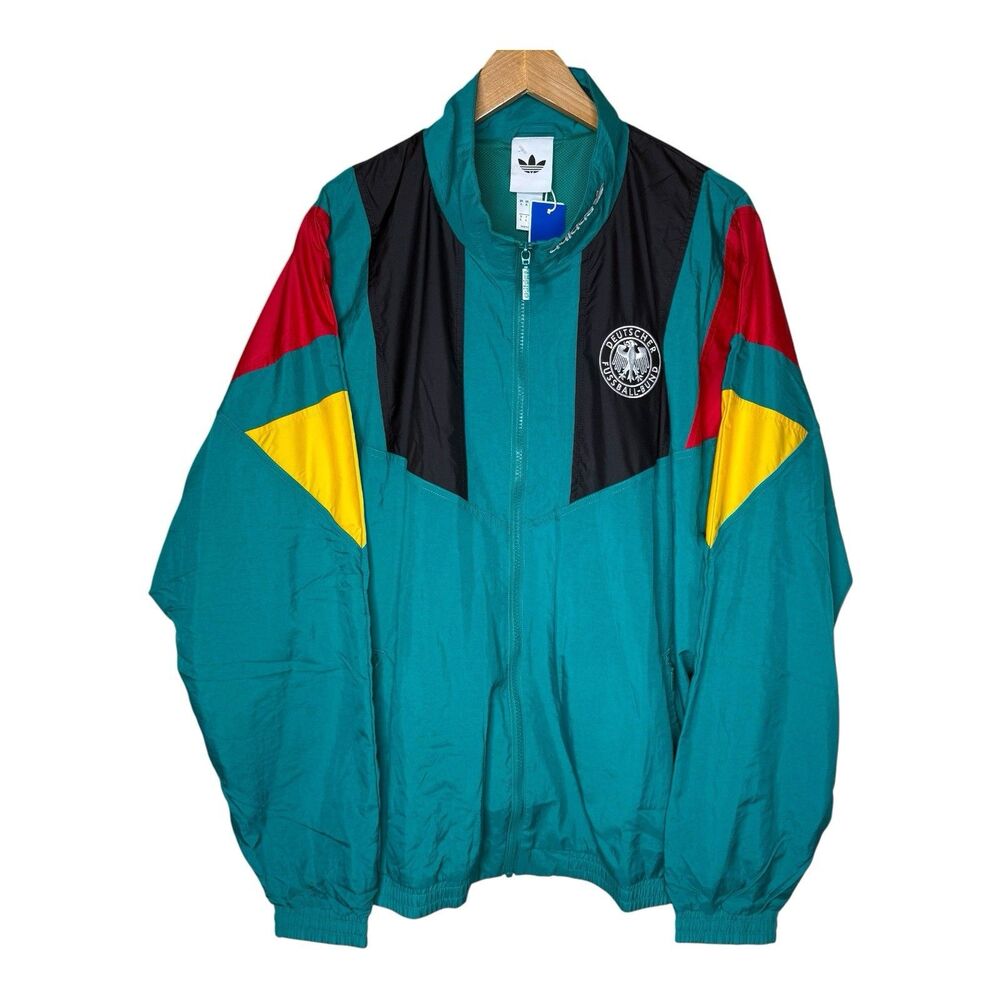 Adidas Germany DFB EQT Track Jacket Mens XL Soccer Futbol Retro 90s NWT